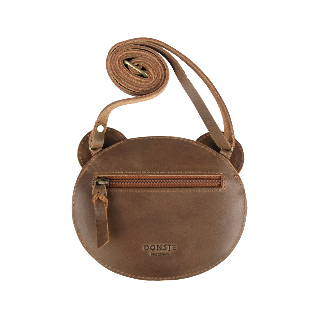 Donsje Britta Classic Purse Bear - Cognac Classic Leather