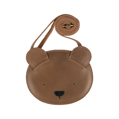 Donsje Britta Classic Purse Bear - Cognac Classic Leather