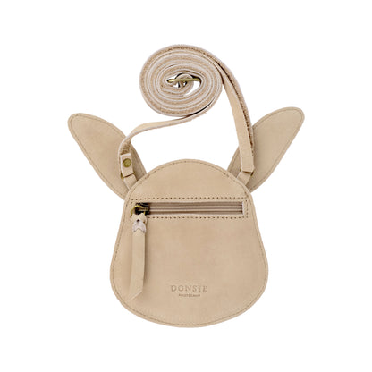 Donsje Britta Classic Purse l Bunny - Taupe Nubuck