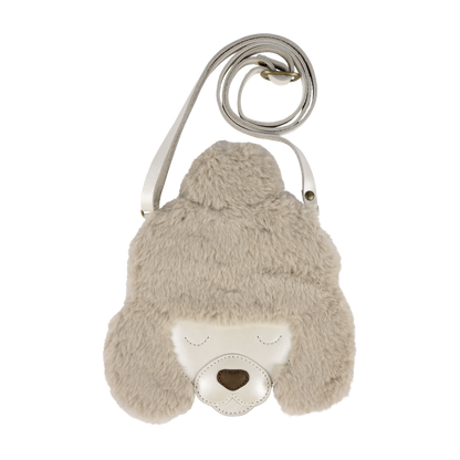 Donsje Britta Exclusive Purse Poodle - Off White Metallic Leather