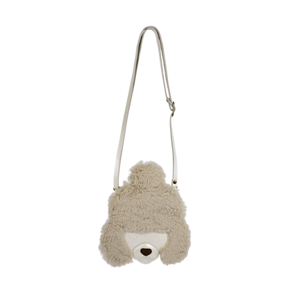 Donsje Britta Exclusive Purse Poodle - Off White Metallic Leather