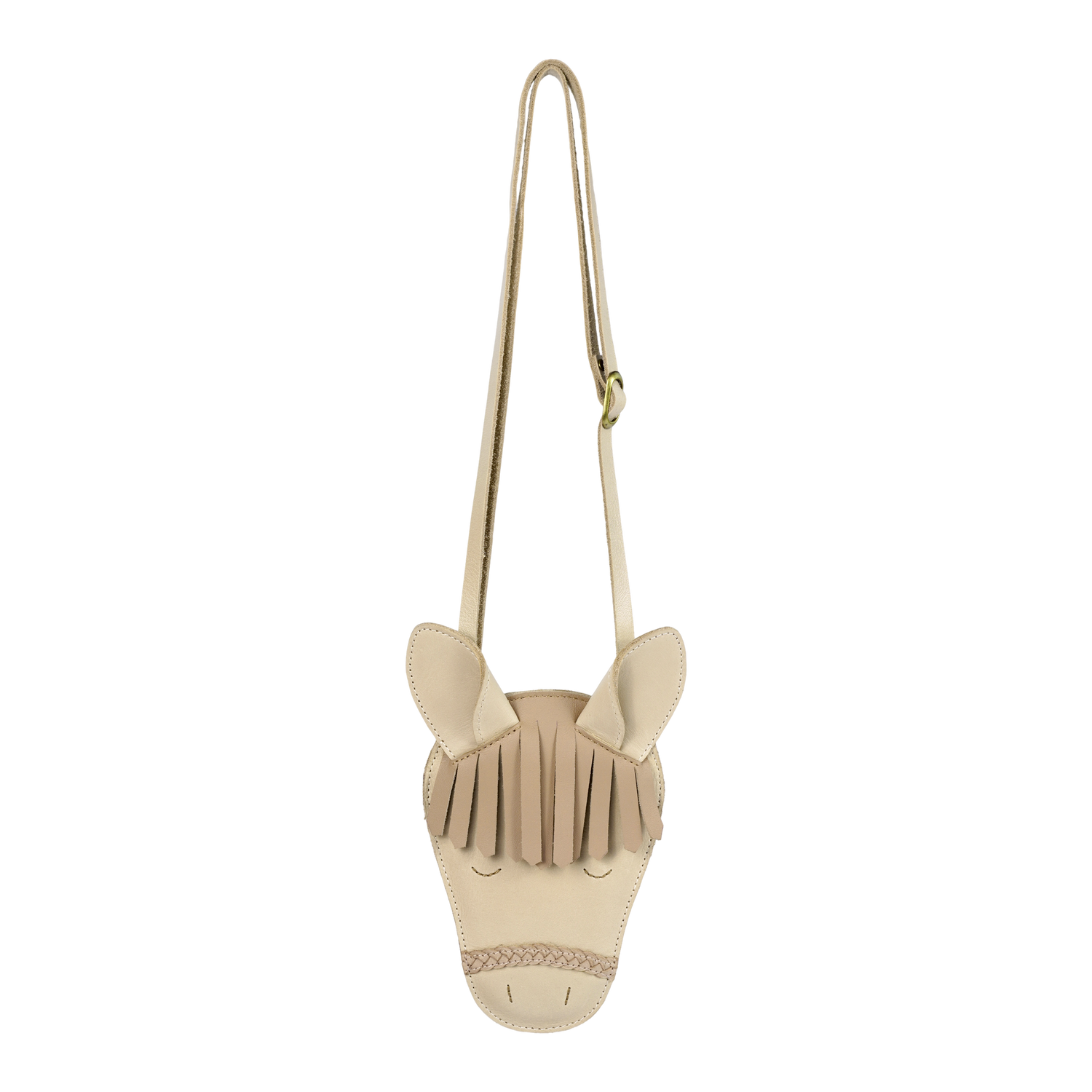 Donsje Britta Special Purse Horse - Ivory Classic Leather