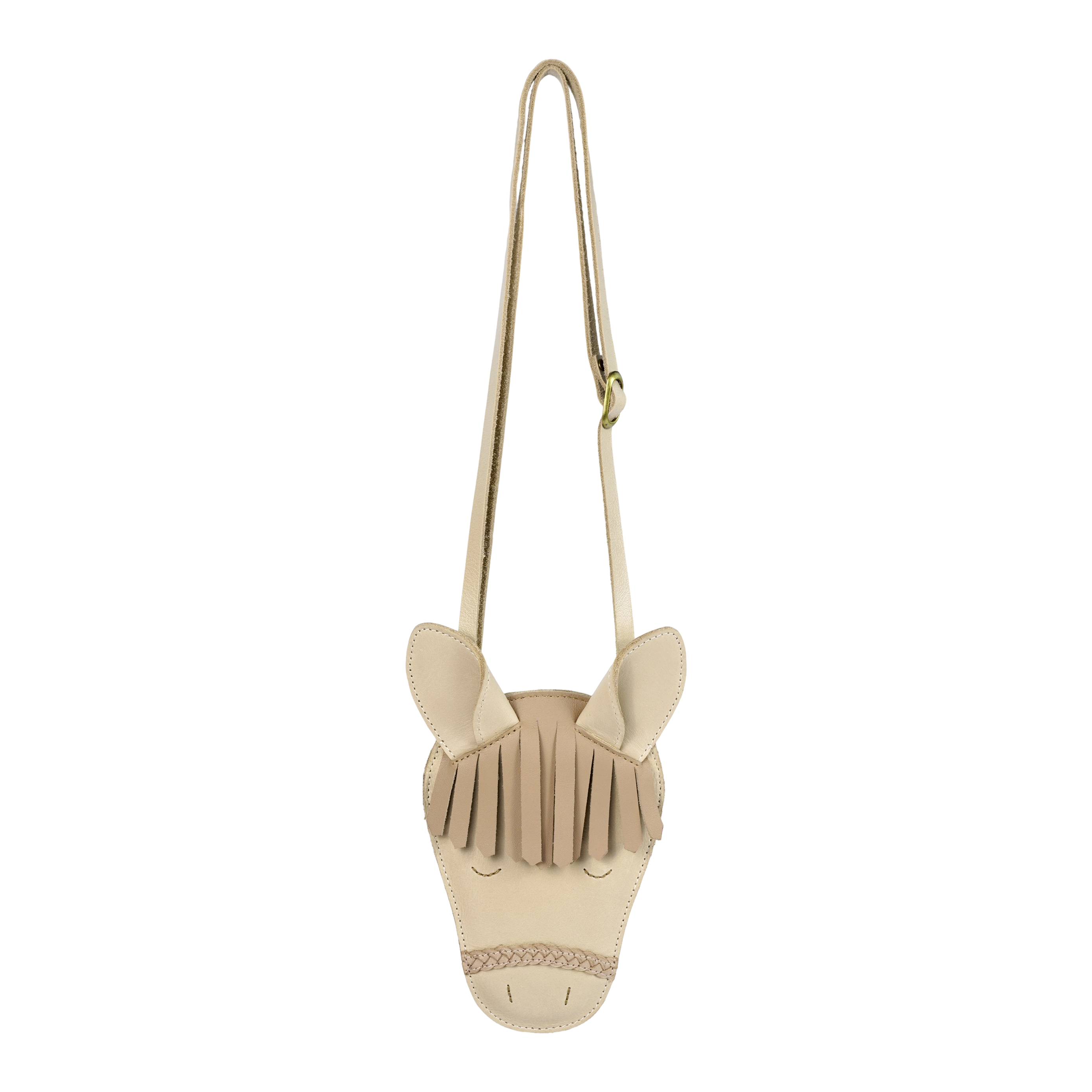 Donsje Britta Special Purse Horse - Ivory Classic Leather