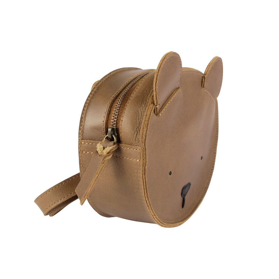 Donsje Kapi Classic Backpack Bear - Cognac Classic Leather