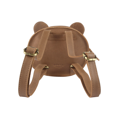 Donsje Kapi Classic Backpack Bear - Cognac Classic Leather