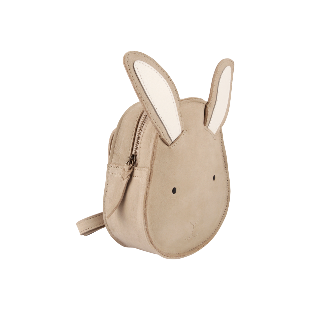 Donsje Kapi Classic Backpack Bunny - Taupe Nubuck