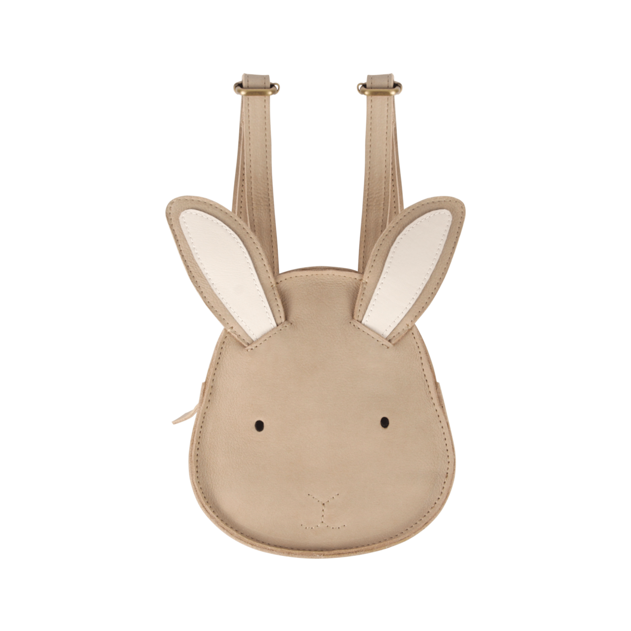 Donsje Kapi Classic Backpack Bunny - Taupe Nubuck