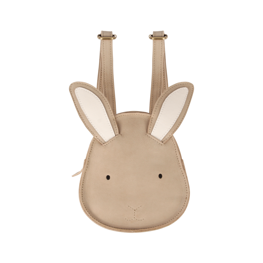 Donsje Kapi Classic Backpack Bunny - Taupe Nubuck