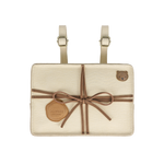 Donsje Logio Backpack Envelope - Cream Scored Leather