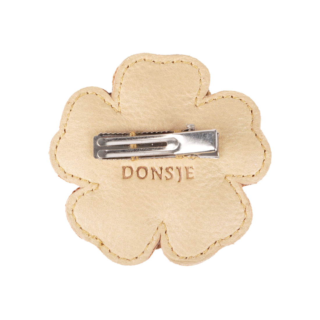 Donsje Zara Fields Hairclip l Buttercup - Gold Metallic Nubuck