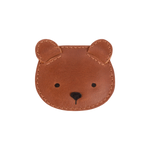 Donsje Josy Classic Hairclip Bear - Cognac Classic Leather