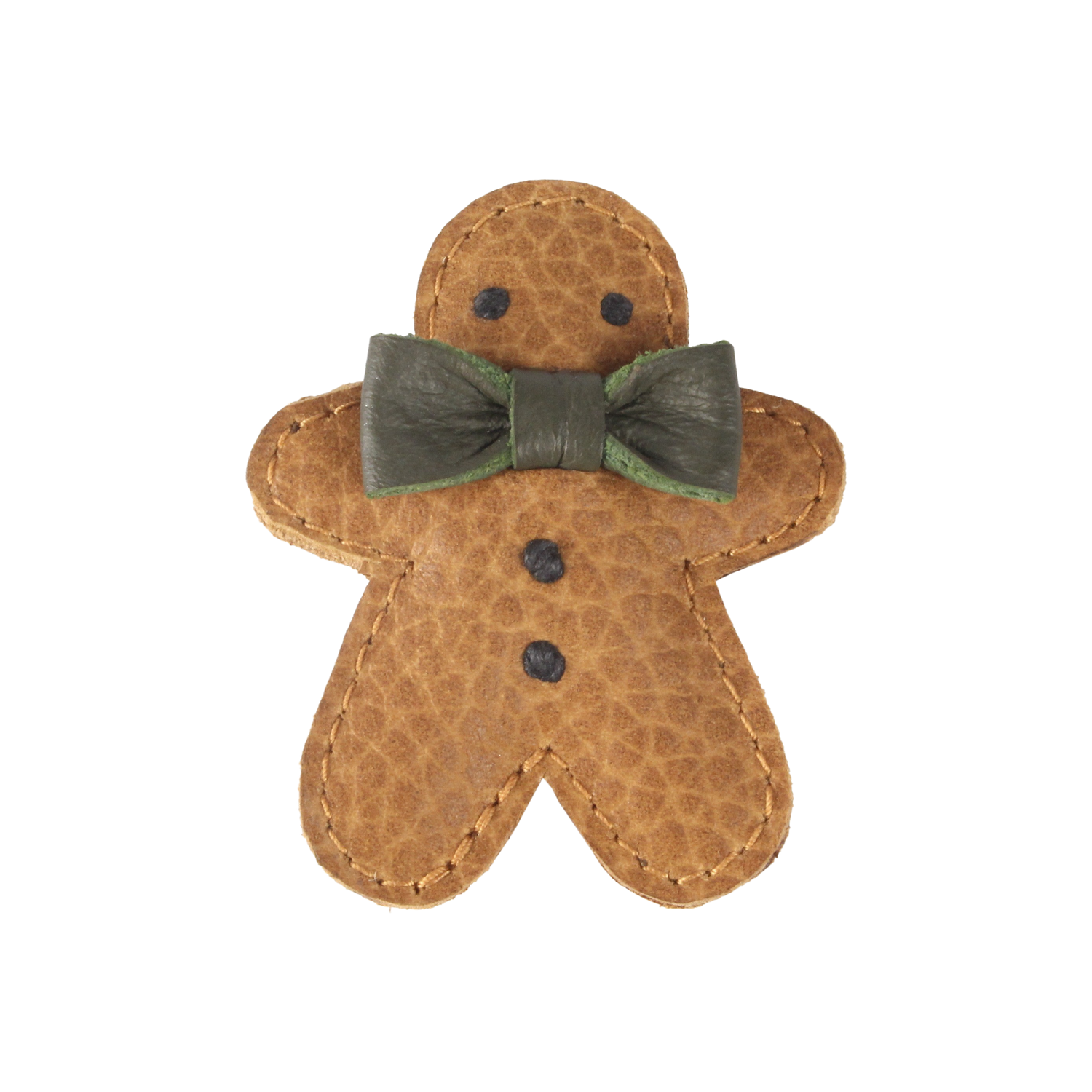 Donsje Wonda Hair Clip l Gingerbread - Toast Grain Leather