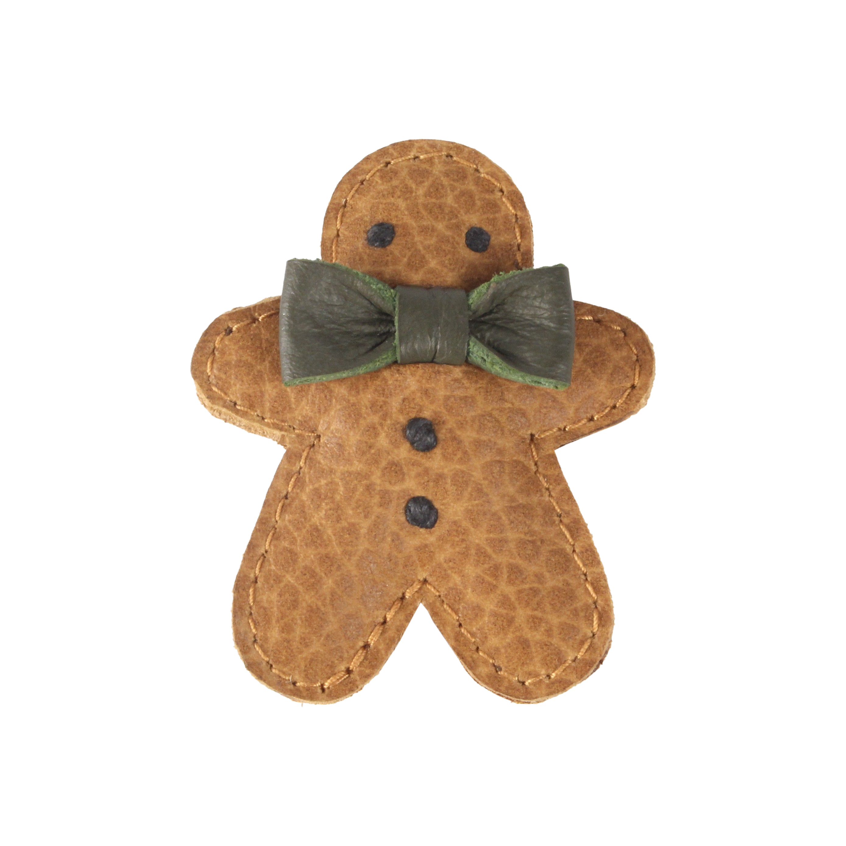 Donsje Wonda Hair Clip l Gingerbread - Toast Grain Leather