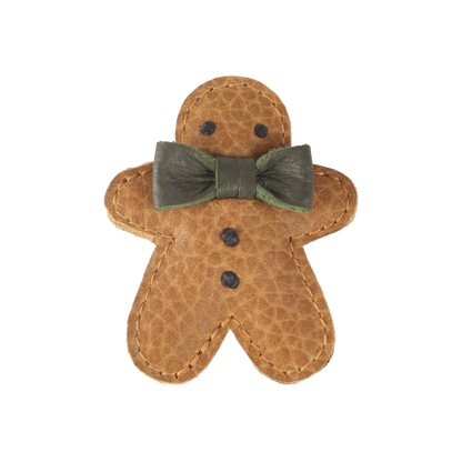 Donsje Wonda Hair Clip l Gingerbread - Toast Grain Leather