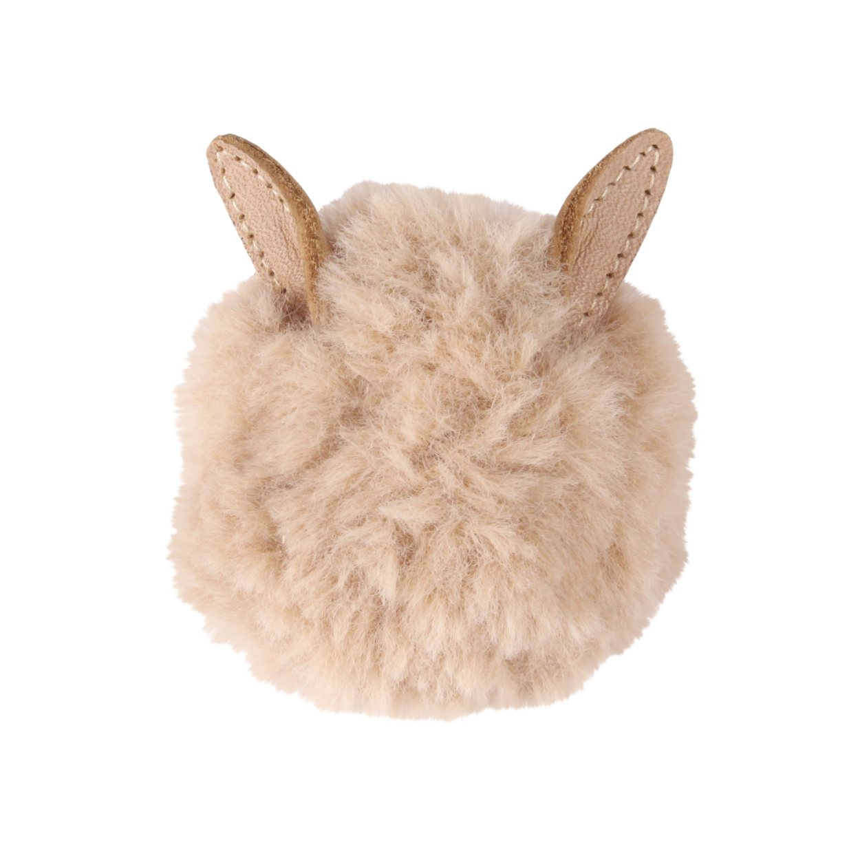 Donsje Ploto Hairclip Fluffy Bunny - Warm Beige Soft Faux Fur