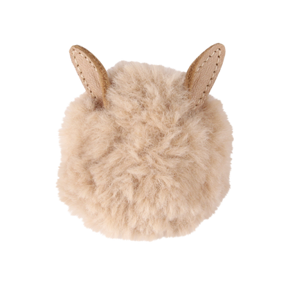 Donsje Ploto Hairclip Fluffy Bunny - Warm Beige Soft Faux Fur