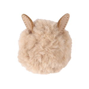 Donsje Ploto Hairclip Fluffy Bunny - Warm Beige Soft Faux Fur