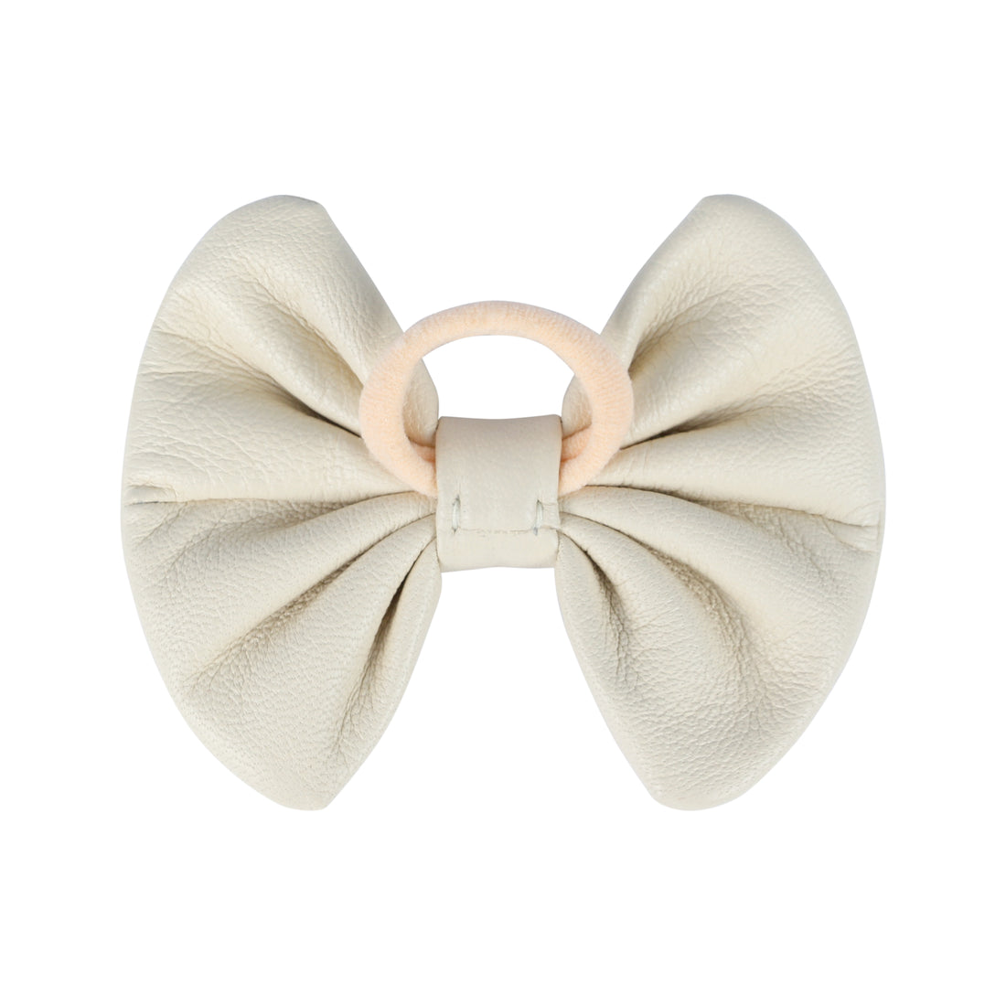 Donsje Floor Hair Tie - Cream Sheep Leather