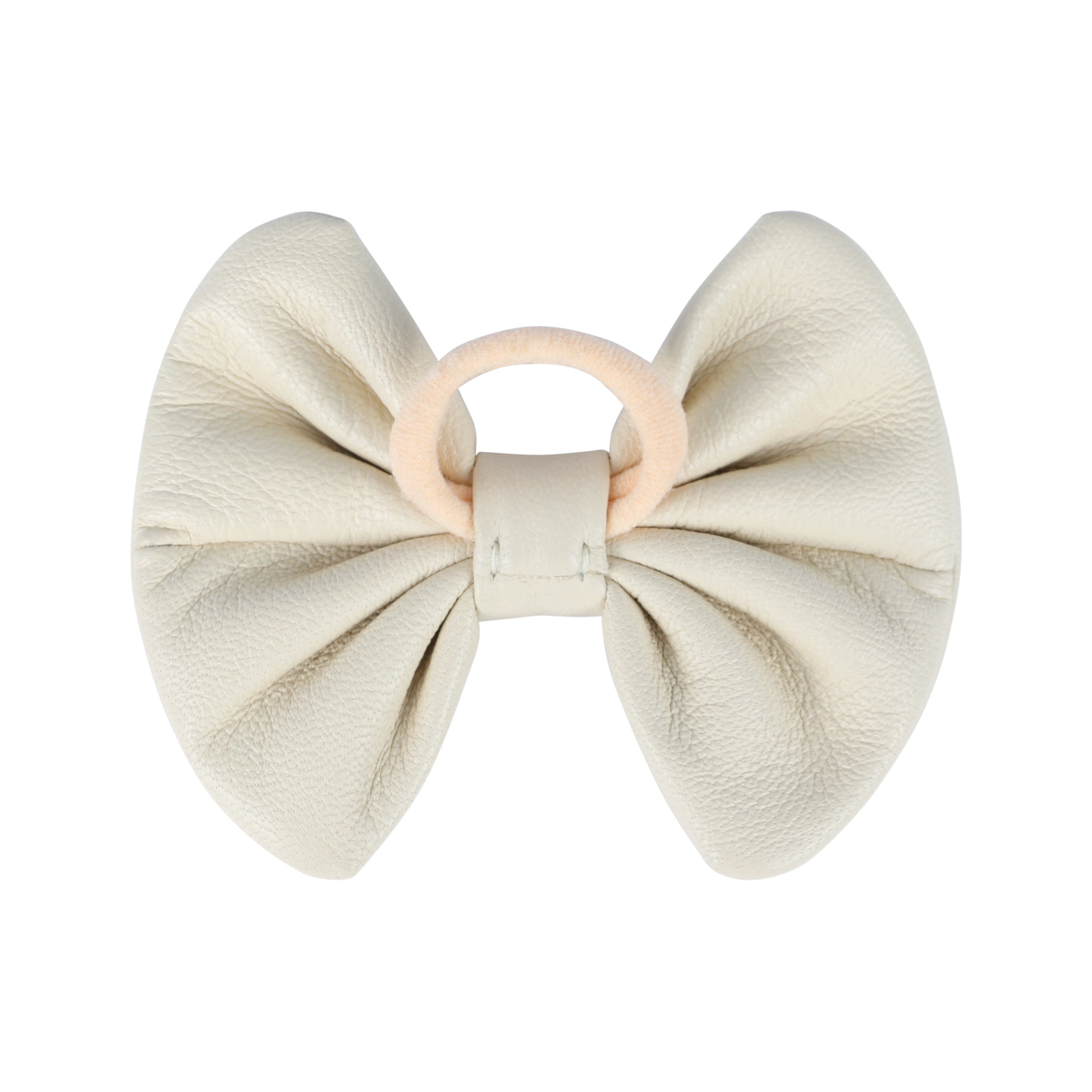 Donsje Floor Hair Tie - Cream Sheep Leather