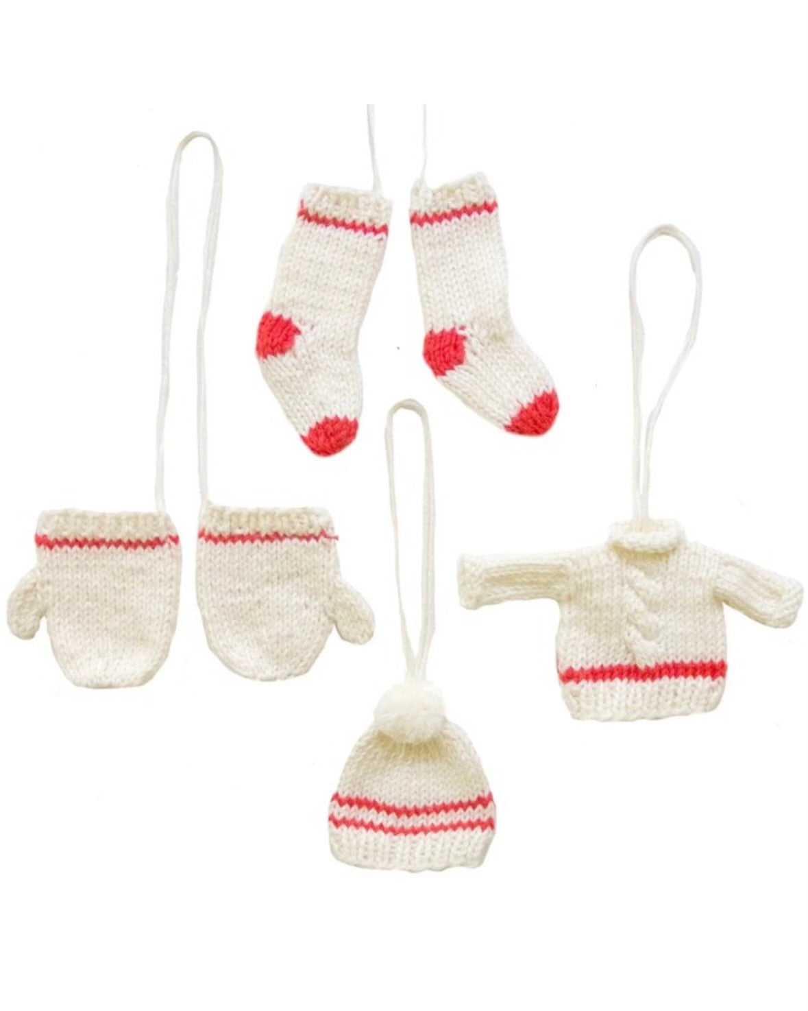 Bla Bla Holiday Ornaments - Little Knits