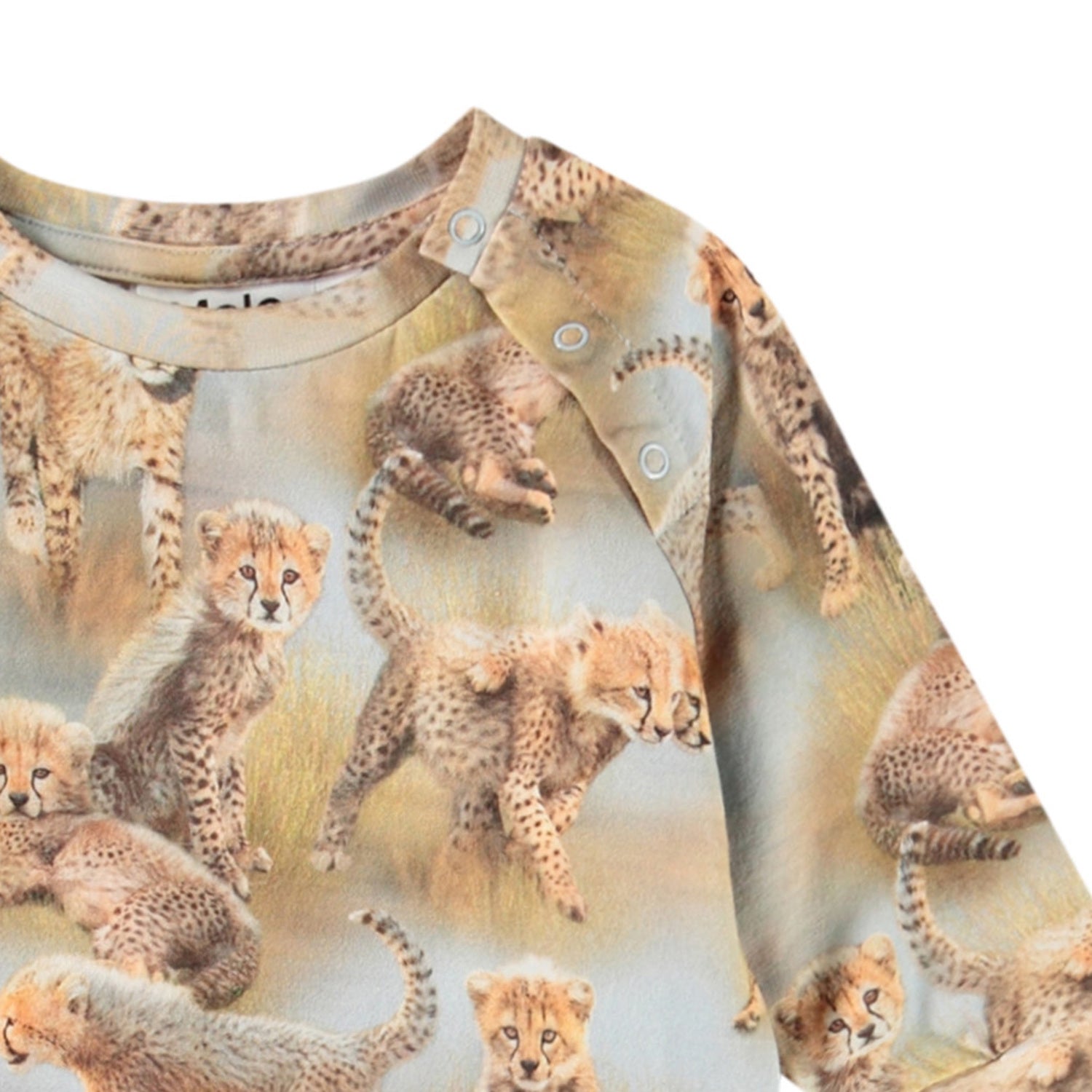 Molo Fairfax Baby Jumpsuit - Cheetah Cubs