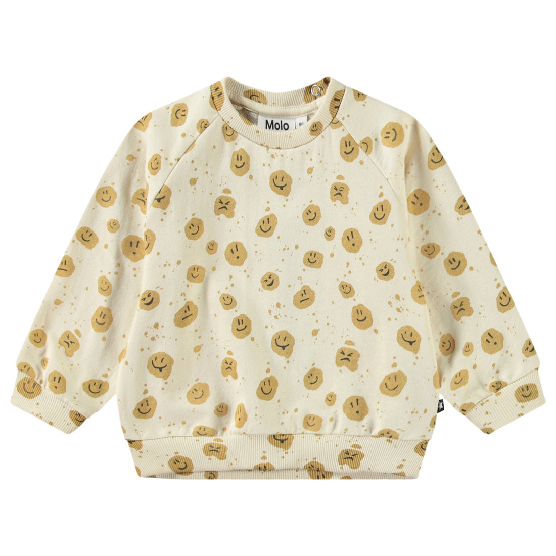 Molo Disc Baby Sweatshirt - Mood Dots