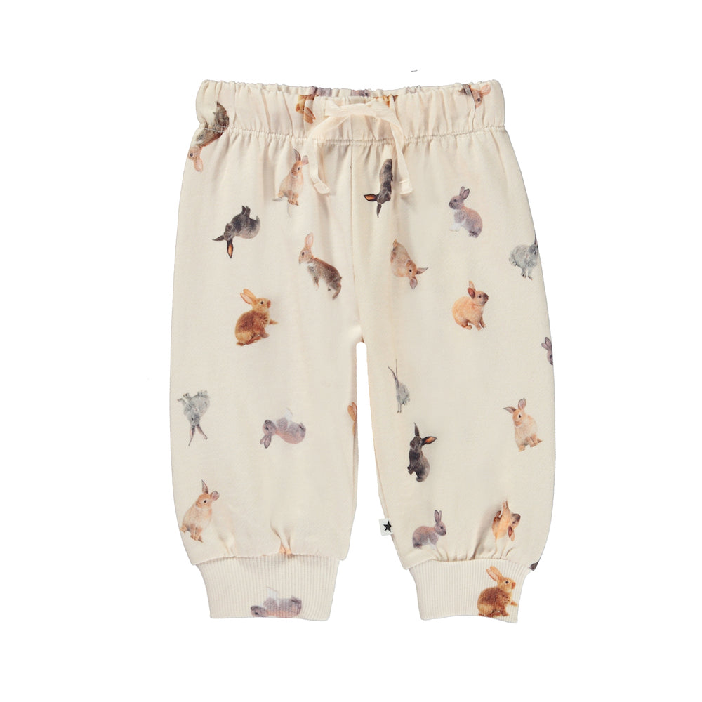 Molo Simeon Baby Pants - Jumping Bunnies