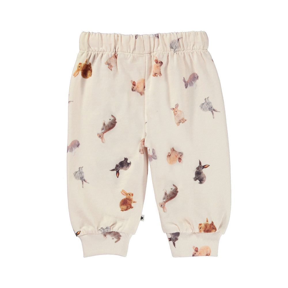 Molo Simeon Baby Pants - Jumping Bunnies