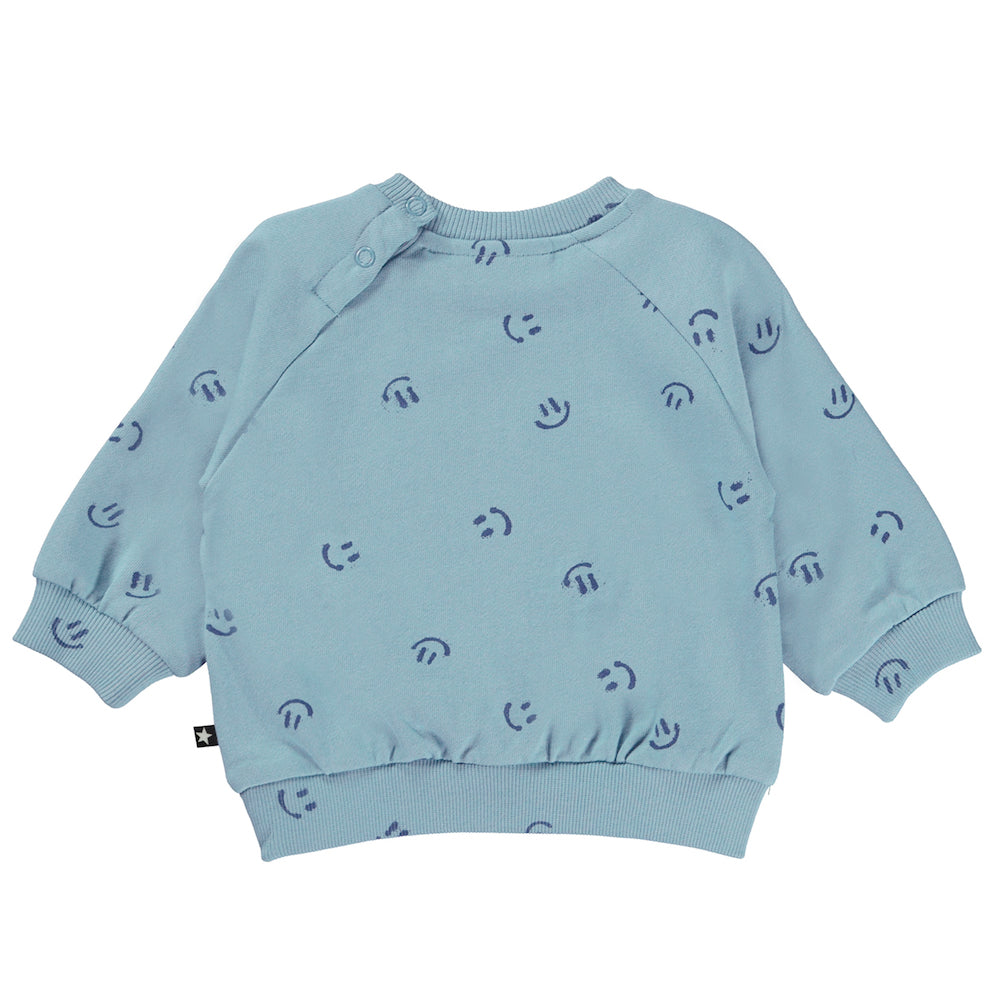 Molo Disc Baby Sweatshirt - Simply Happy