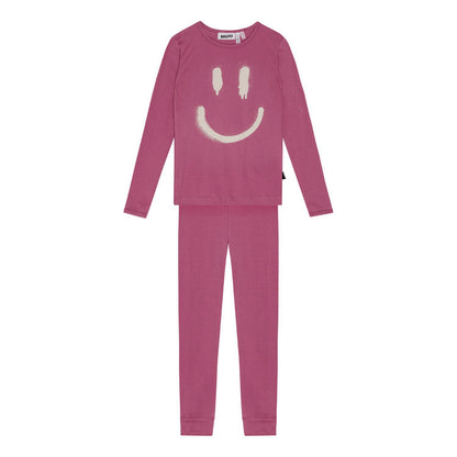 Molo Lue Pajama Set - Dark Rose