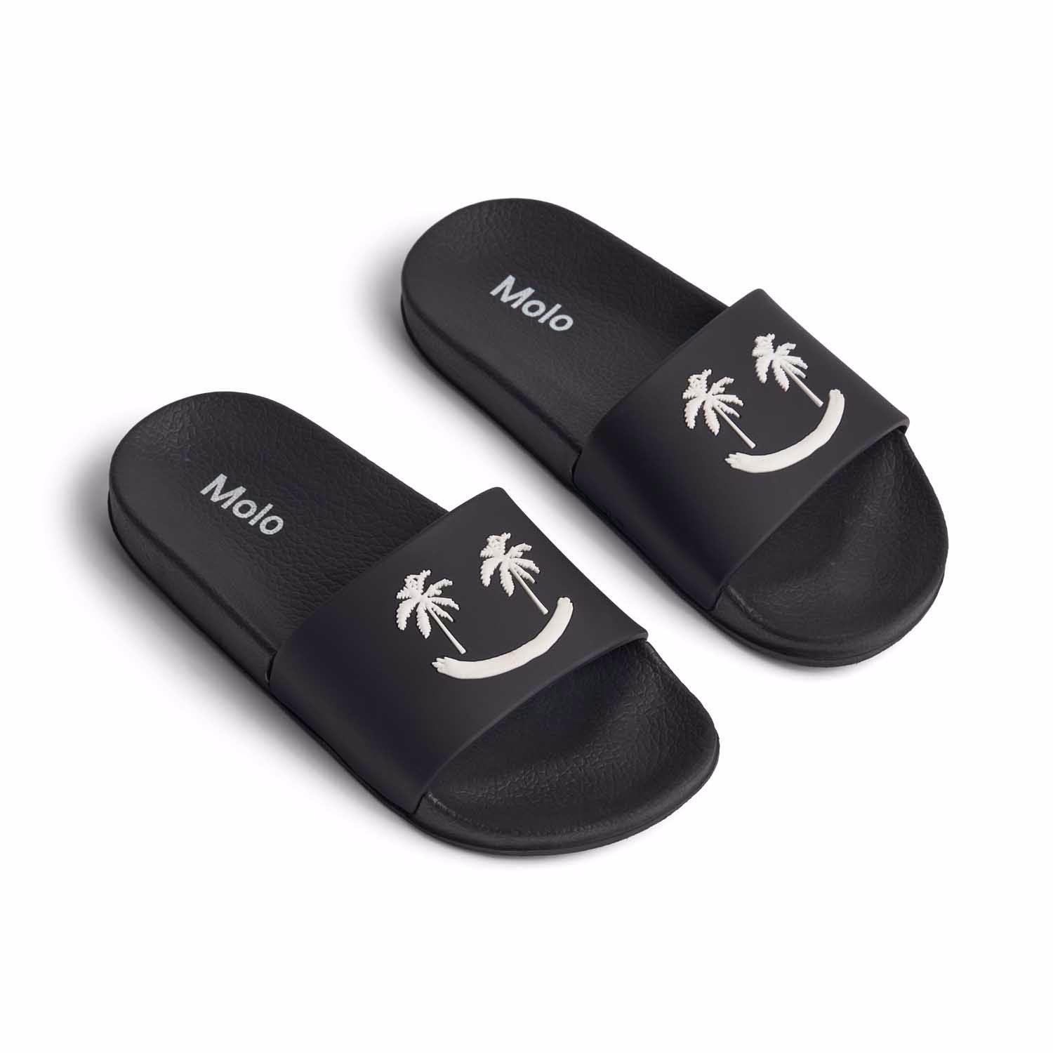 Molo Zhappy Slide Sandals - Black