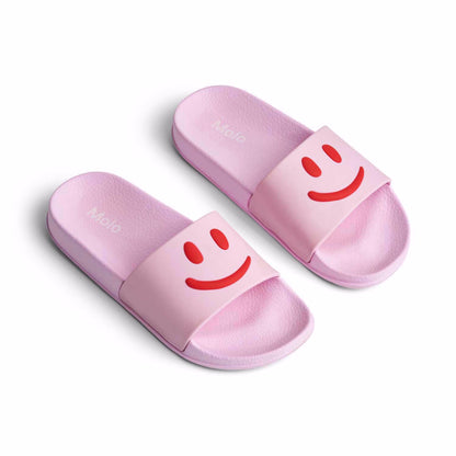 Molo Zhappy Slide Sandals - Pink Glace