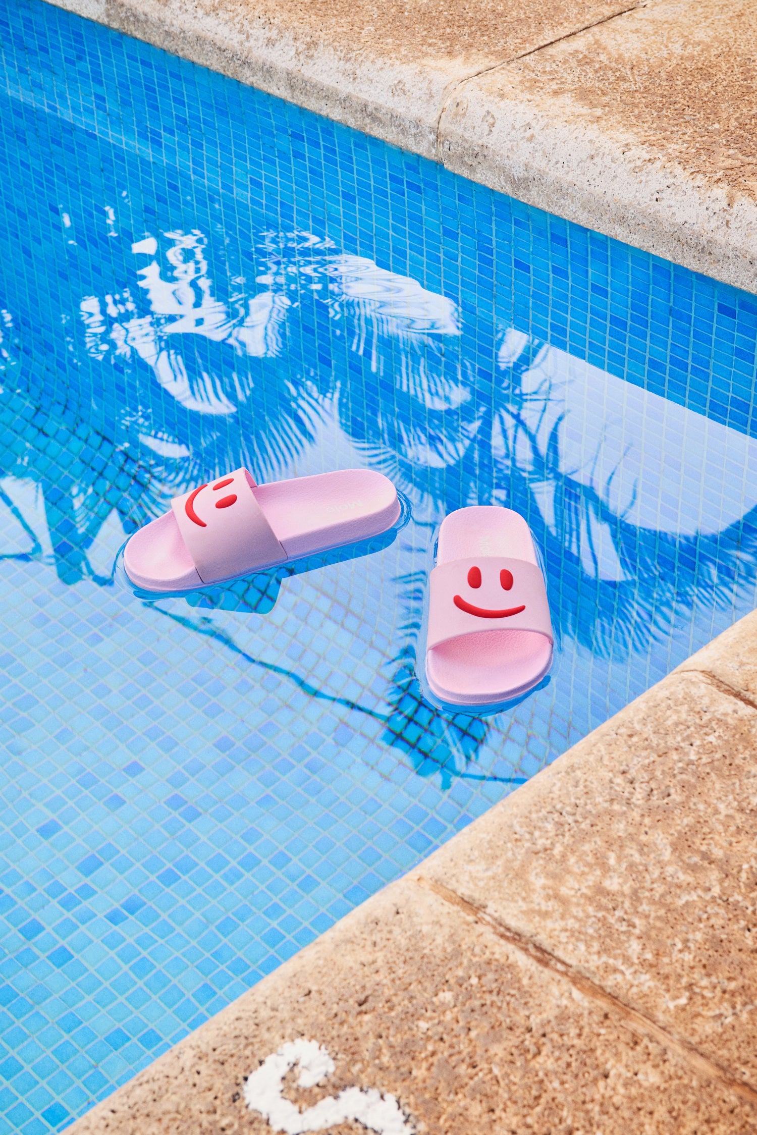 Molo Zhappy Slide Sandals - Pink Glace