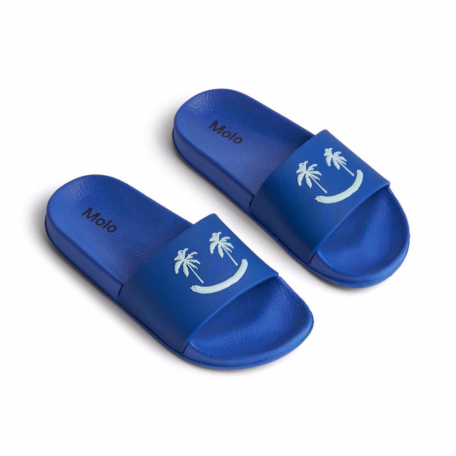 Molo Zhappy Slide Sandals - Reef Blue