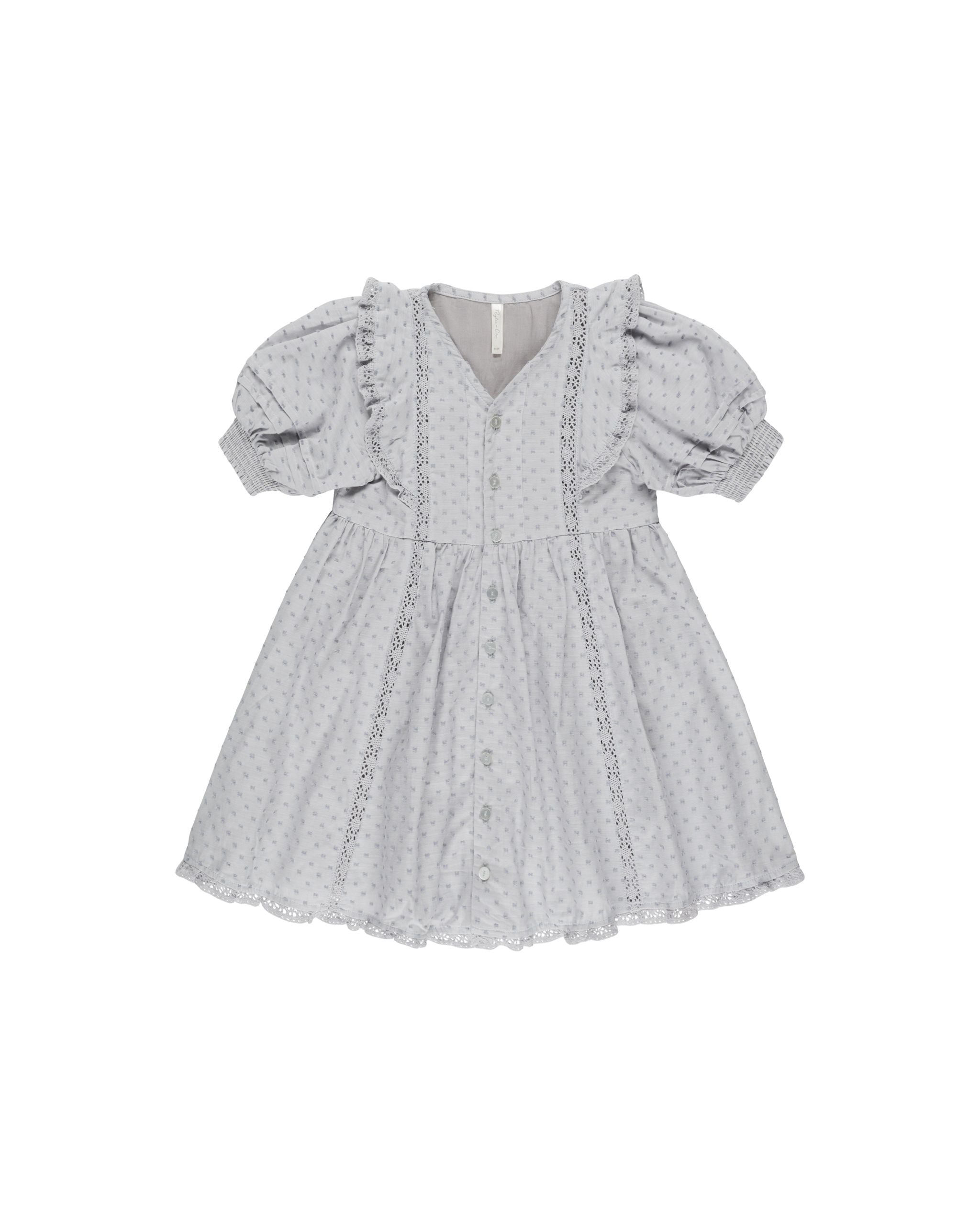 Rylee + Cru Lana Dress - Dusty Blue