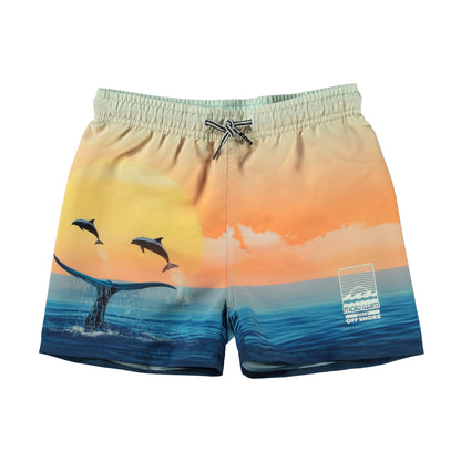 Molo Niko Swim Shorts - Ocean Smile