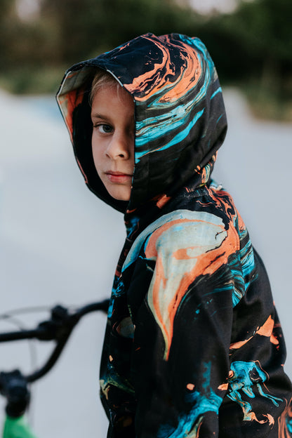 Munster Kids Runner Hoody - Paint Swirl