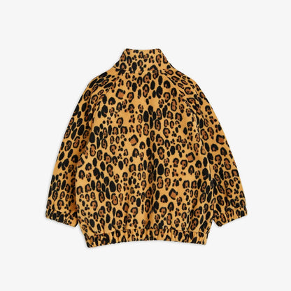 Mini Rodini Leopard Fleece Jacket - Beige