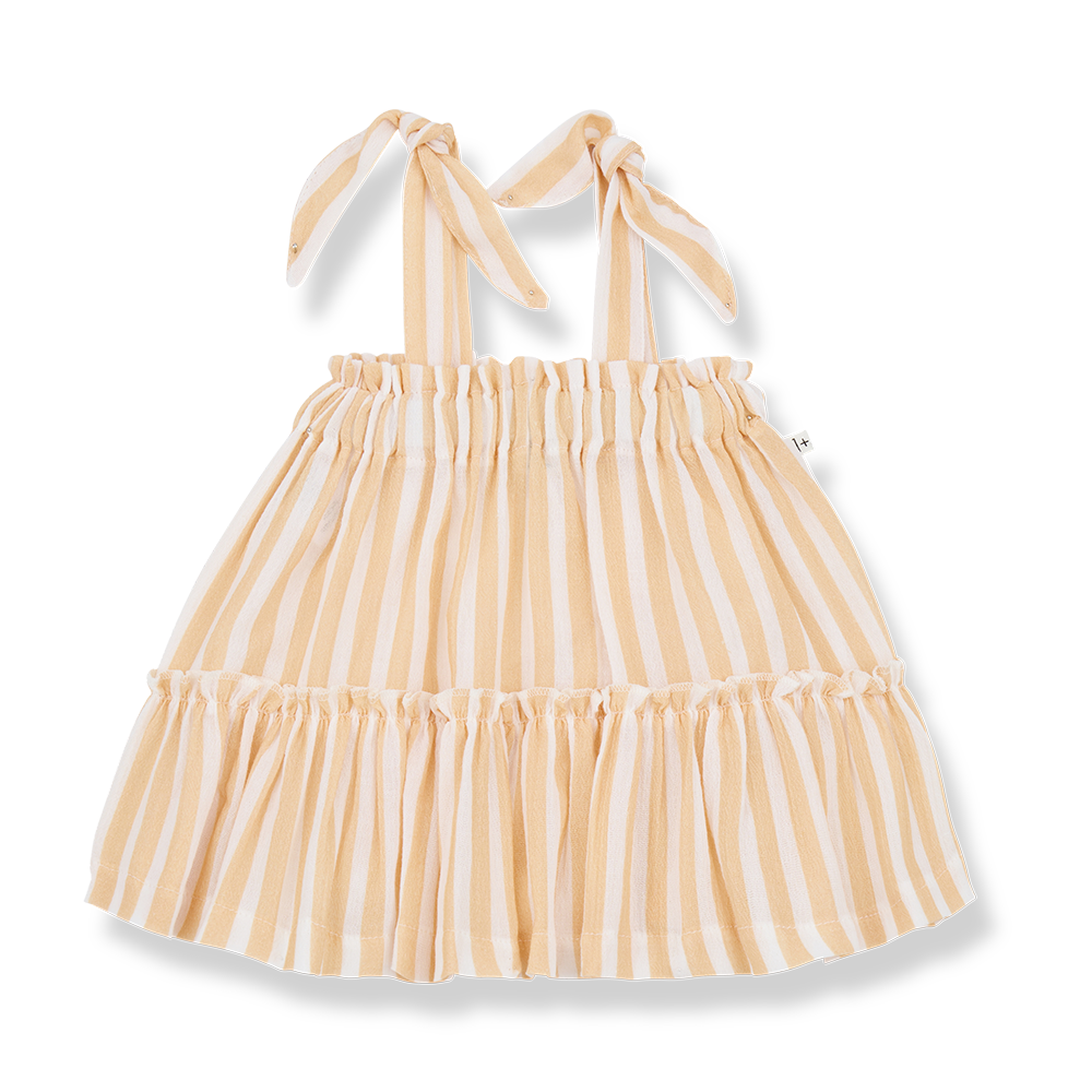 1 + In The Family Araia Dress - Peach