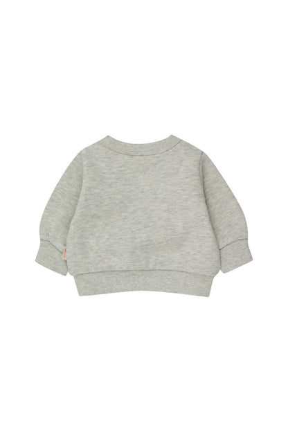 Tiny Cottons Doux Chamonix Baby Sweatshirt - Light Cream Heather