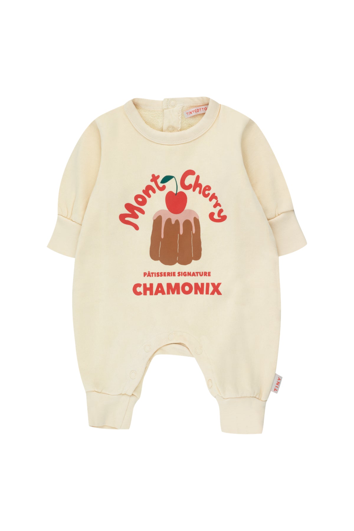 Tiny Cottons Mont Cherry One Piece - Light Cream