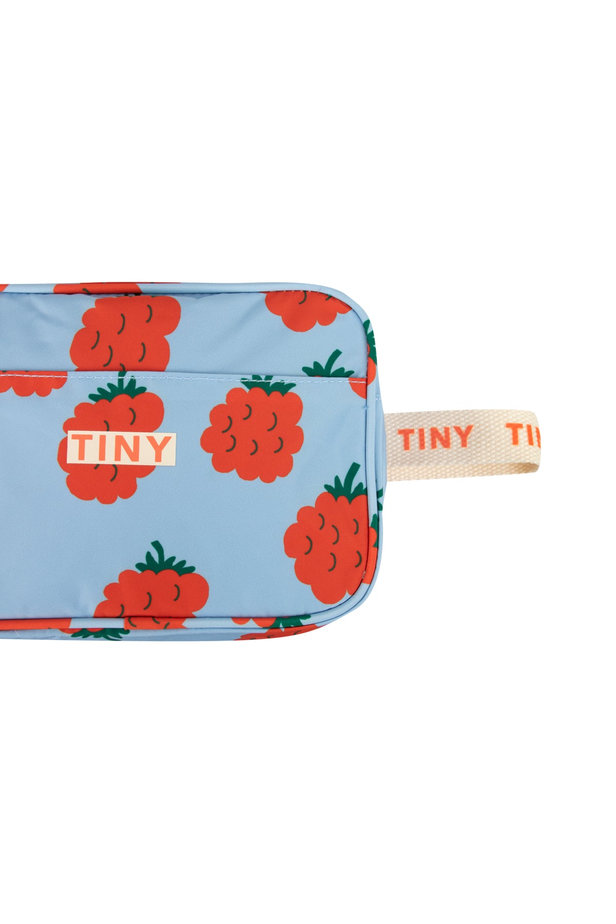 Tiny Cottons Raspberries Fanny Bag - Milky Blue