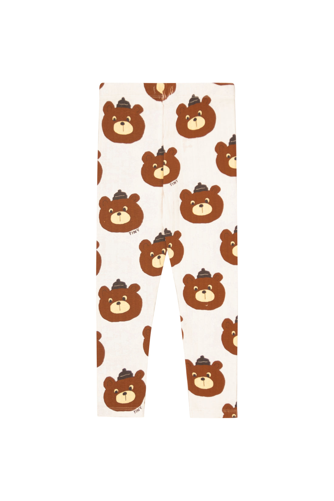 Tiny Cottons Bears Pant - Light Cream Heather