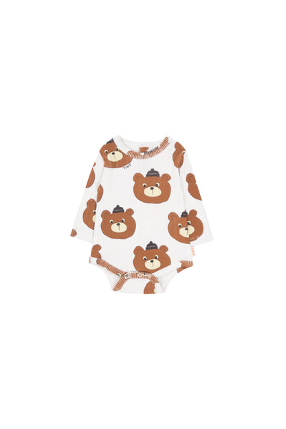 Tiny Cottons Bears Body - Light Cream Heather