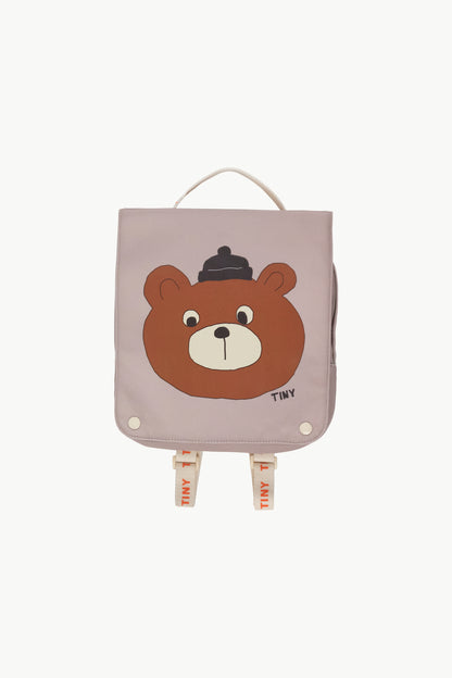 Tiny Cottons Bear Toddler Backpack - Taupe