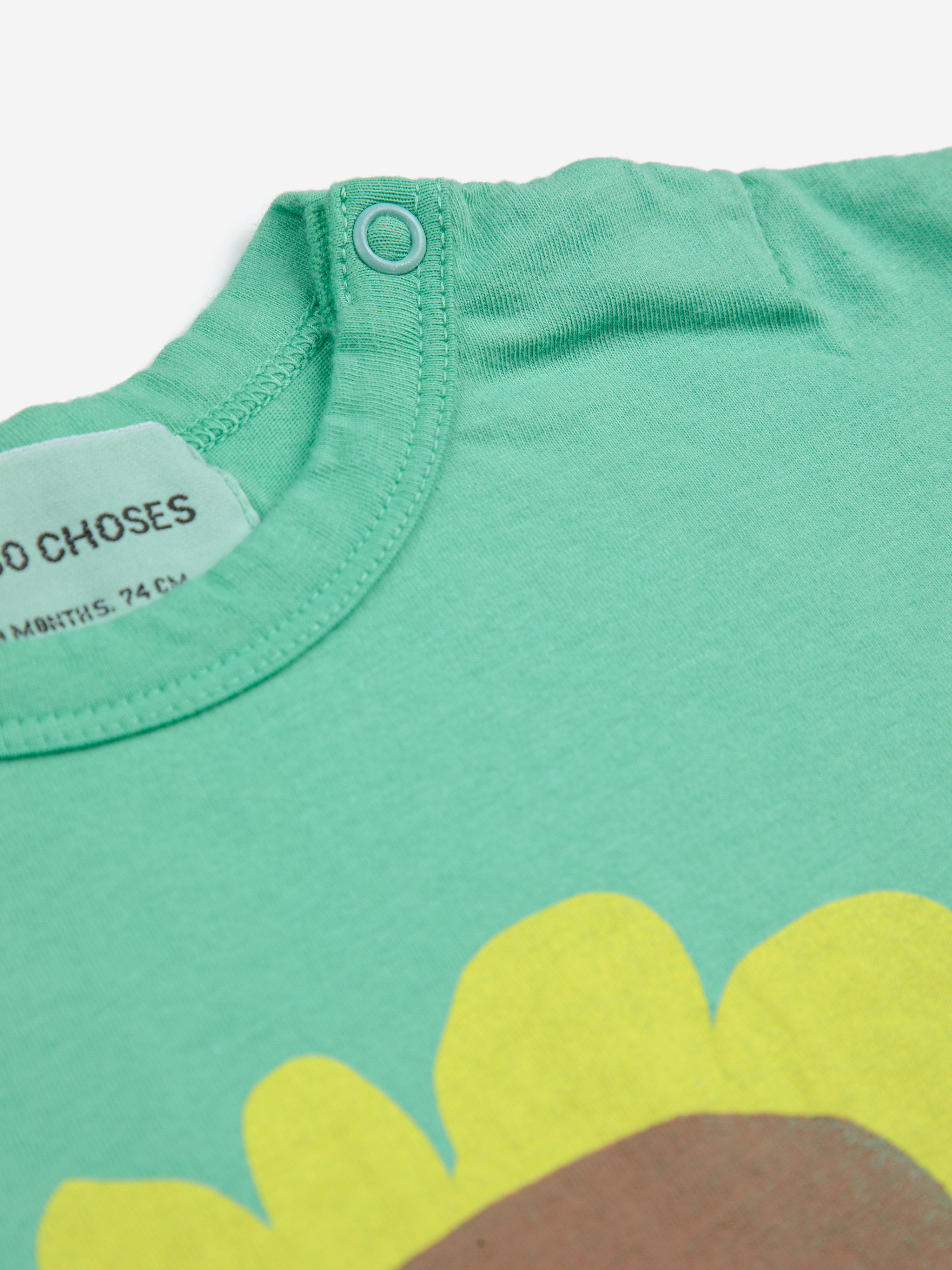 Bobo Choses Sunflower T-Shirt - Light Green