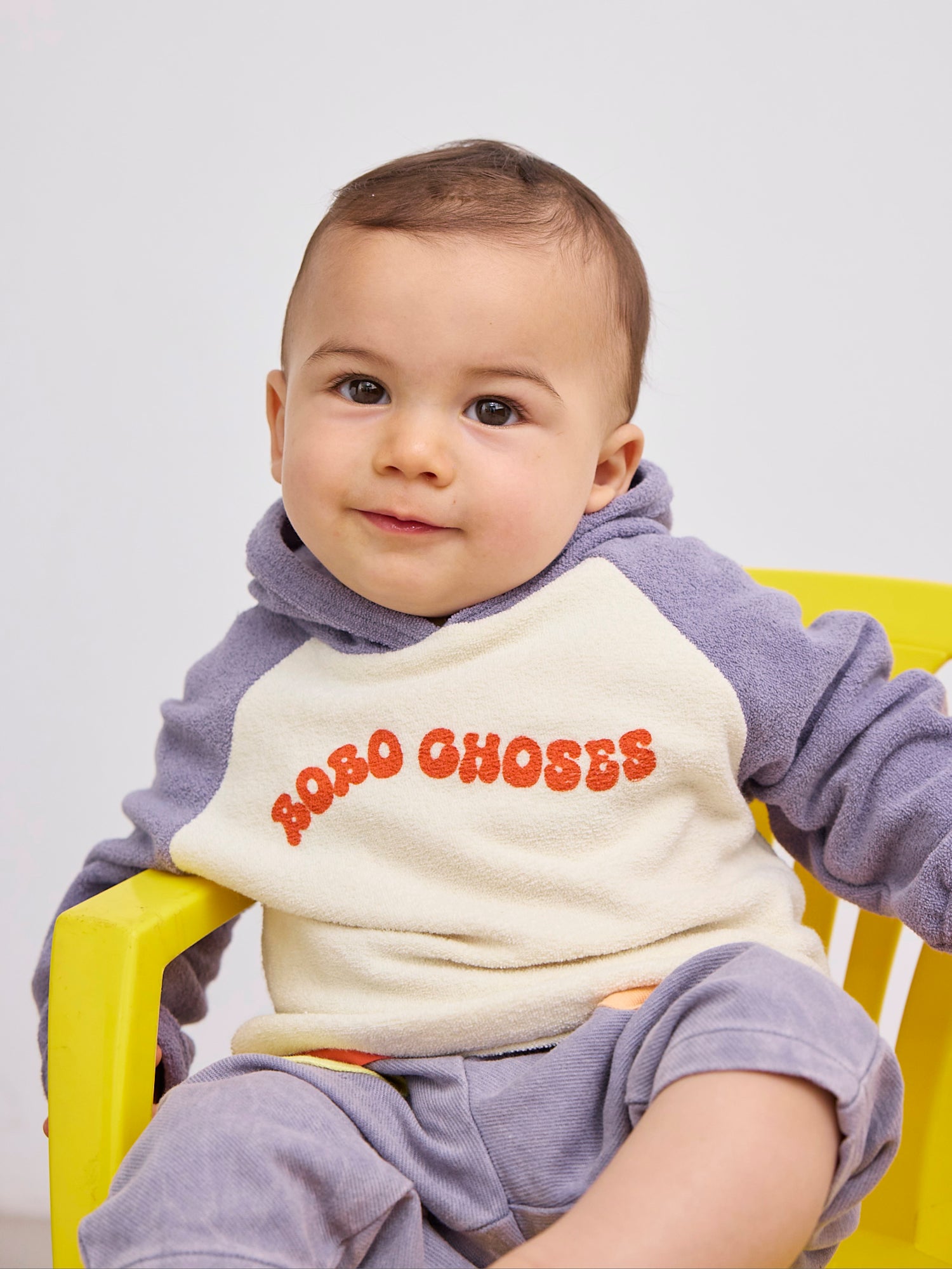 Bobo Choses Wavy Bobo Choses Terry Cloth Hoodie  - Navy Blue