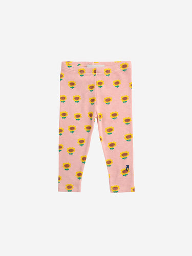 Bobo Choses Sunflower All Over Leggings - Light Pink