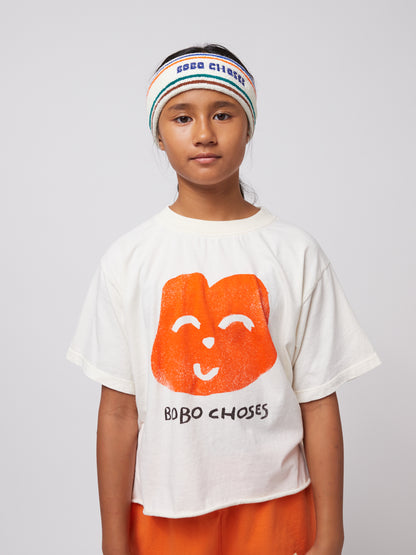 Bobo Choses Joyful Face T-Shirt - Off White