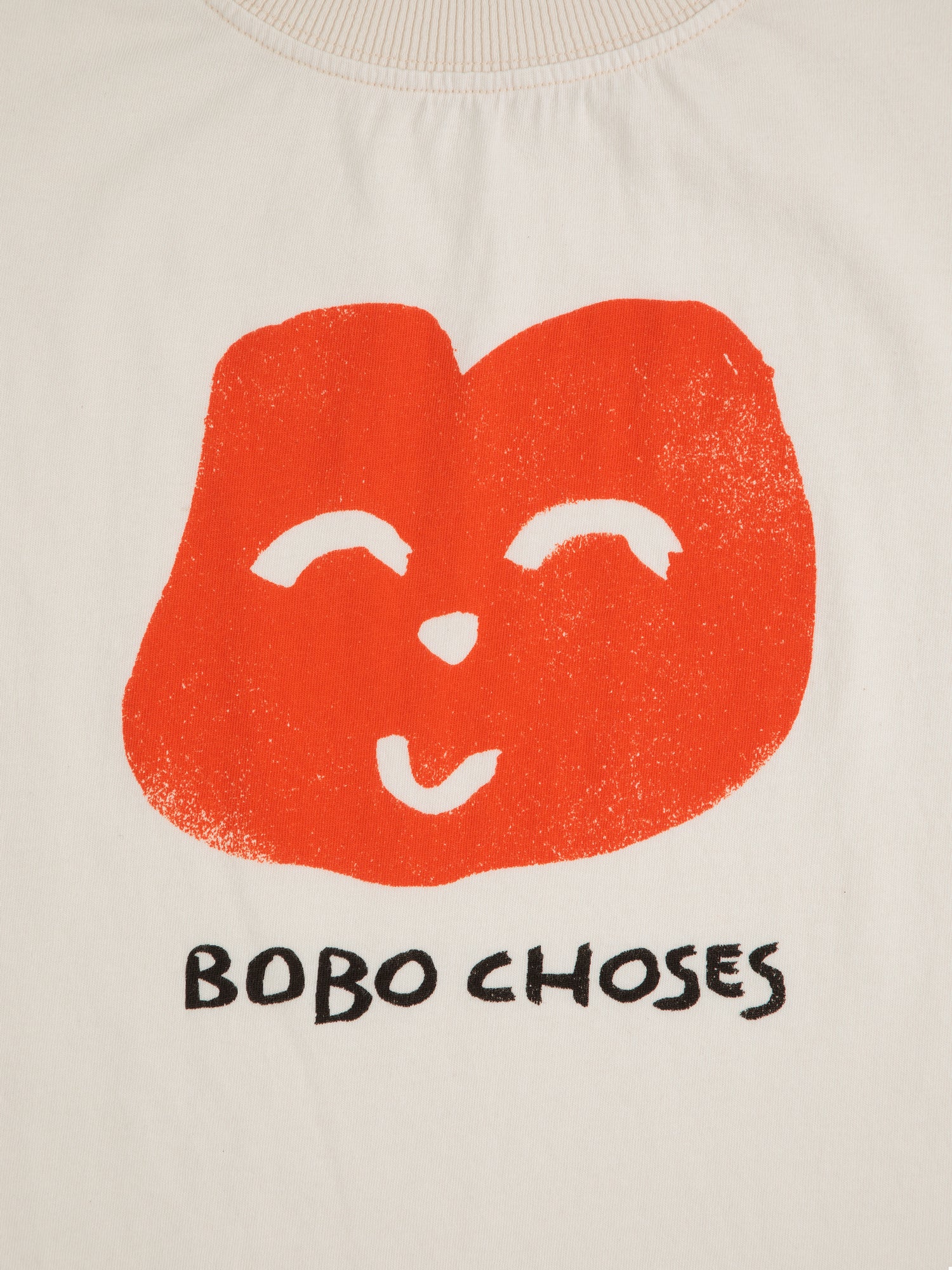 Bobo Choses Joyful Face T-Shirt - Off White